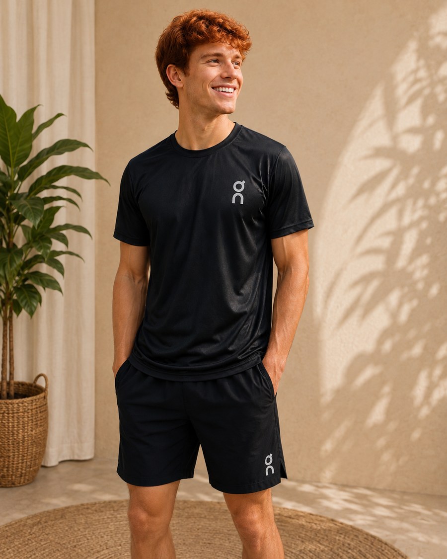 Camiseta dry fit preta